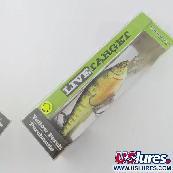 LIVE TARGET Yellow Perch, 35g, Yellow Perch, Diepduikende Plug #24236