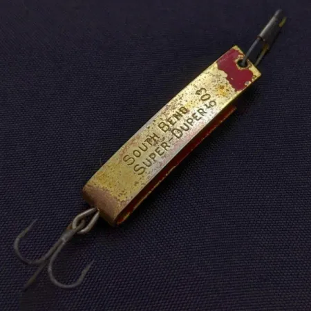 South Bend Super-Duper 503, Goud/Rood, 4,5g, Lepel #24239