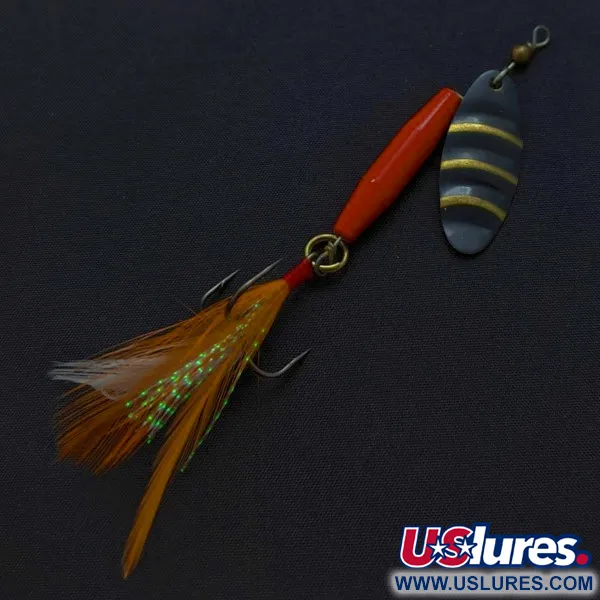 Worth #301, 9g, rood/zwart/goud, Spinner #24248