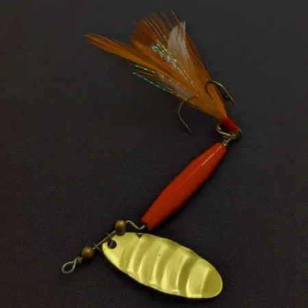 Worth #301, 9g, rood/zwart/goud, Spinner #24248