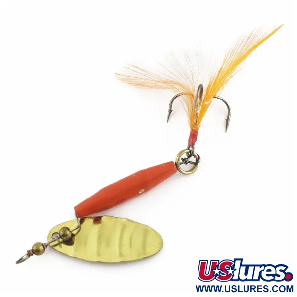 Worth #301, 9g rood/zwart/goud, spinner #24254