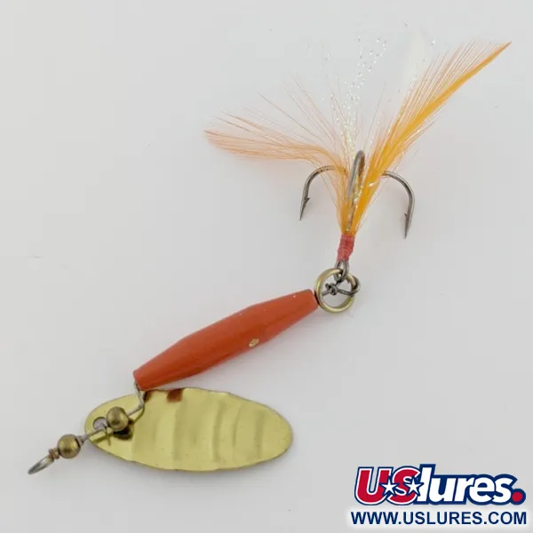 Worth #301, 9g rood/zwart/goud, spinner #24254