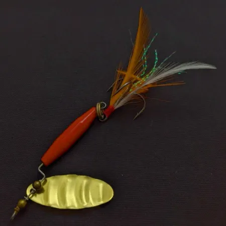 Worth #301, 9g rood/zwart/goud, spinner #24254