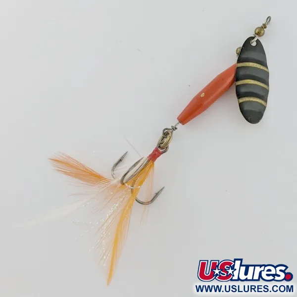 Worth #301, 9g rood/zwart/goud, spinner #24254