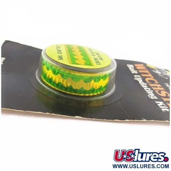Witchcraft Witchstix, geel/groen hologram, geschulpte tape #24257