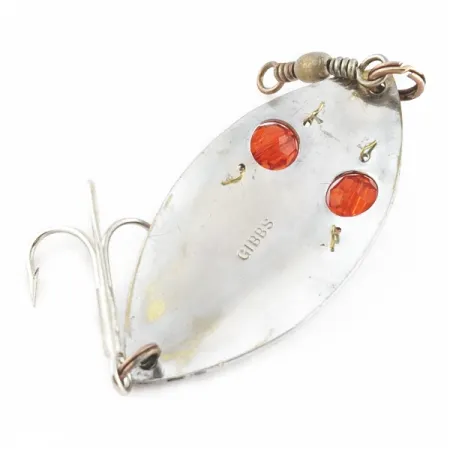 Gibbs Ruby Eye Wiggler, 25g zilver/rood, lepel #24277