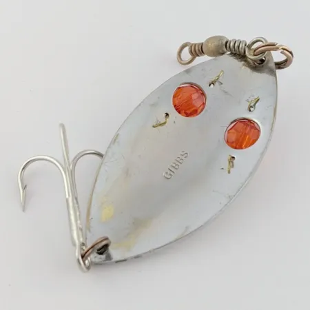 Gibbs Ruby Eye Wiggler, 25g zilver/rood, lepel #24277