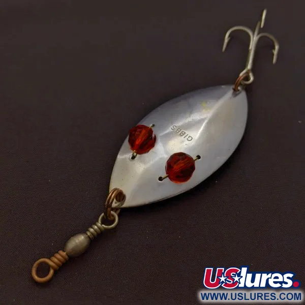 Gibbs Ruby Eye Wiggler, 25g zilver/rood, lepel #24277