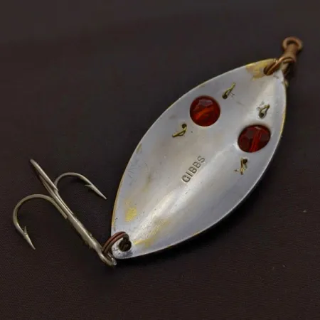 Gibbs Ruby Eye Wiggler, 25g zilver/rood, lepel #24277