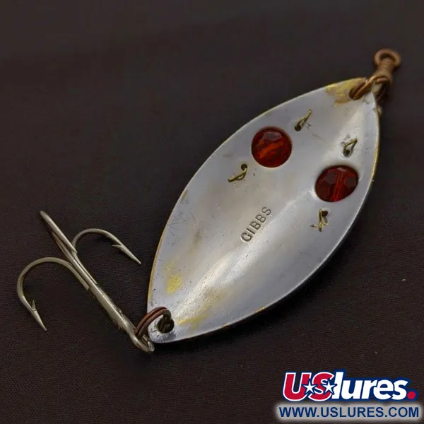 Gibbs Ruby Eye Wiggler, 25g zilver/rood, lepel #24277