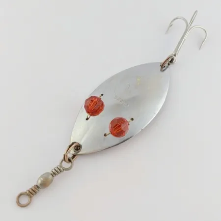 Gibbs Ruby Eye Wiggler, 25g zilver/rood, lepel #24277