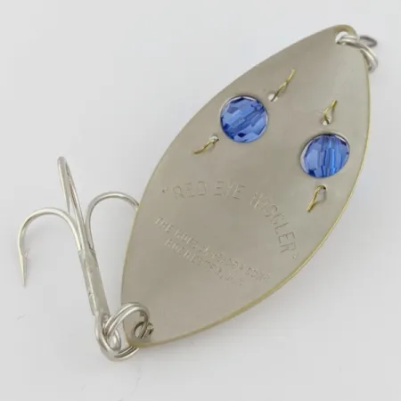 Hofschneider Red Eye Wiggler, zilver/messing, 25g, lepel #24287