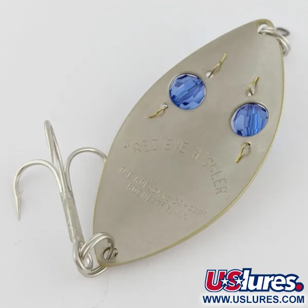 Hofschneider Red Eye Wiggler, zilver/messing, 25g, lepel #24287