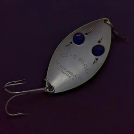 Hofschneider Red Eye Wiggler, zilver/messing, 25g, lepel #24287