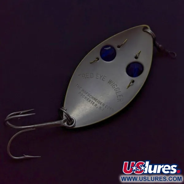 Hofschneider Red Eye Wiggler, zilver/messing, 25g, lepel #24287