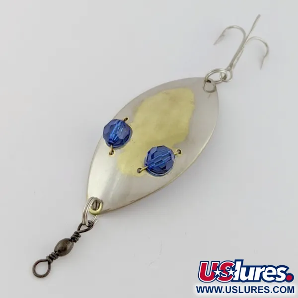 Hofschneider Red Eye Wiggler, zilver/messing, 25g, lepel #24287