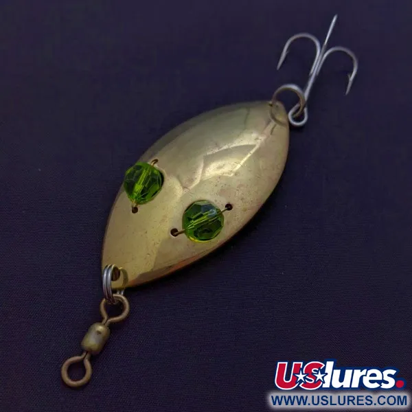 Hofschneider Red Eye Wiggler, 25g goud/groen, Lepel #24288