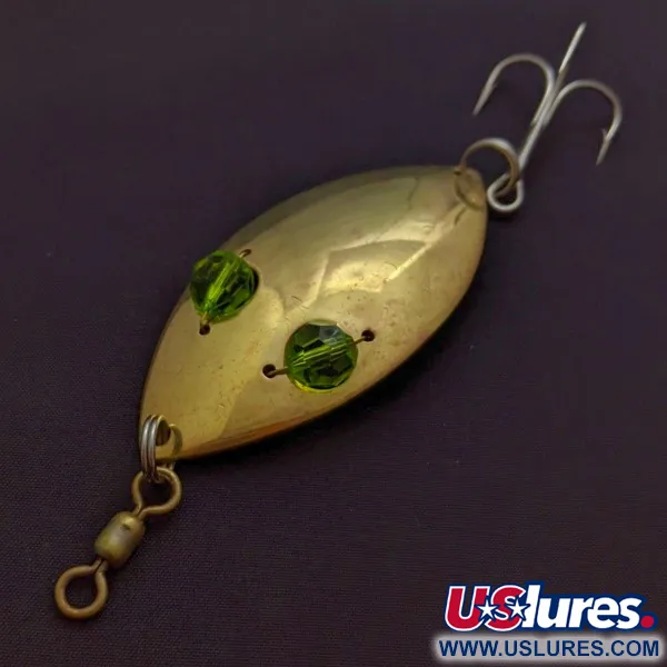 Hofschneider Red Eye Wiggler, 25g goud/groen, Lepel #24288