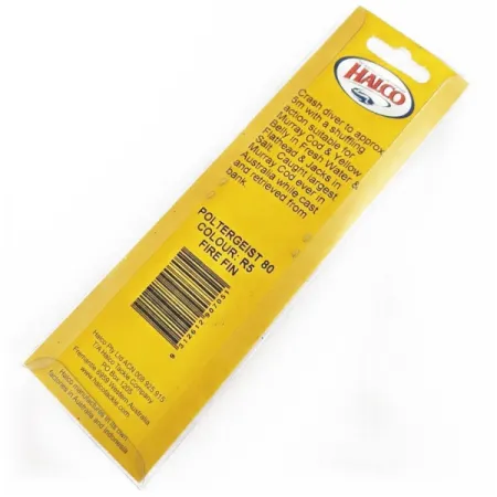 Halco Poltergeist 80, 17g Fire Fin, Diepduikende Plug #24305