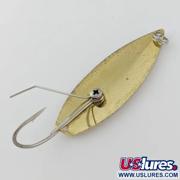 Captain Mike's Aqua Dream Weedless Aqua Dream, 12g Goud / geel schubbenpatroon, Lepel #24317