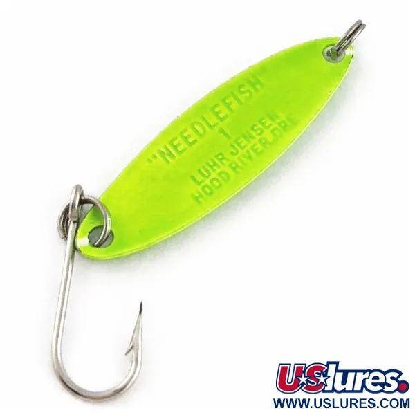 Luhr Jensen Needlefish 1, 2g Groen, Lepel #24324