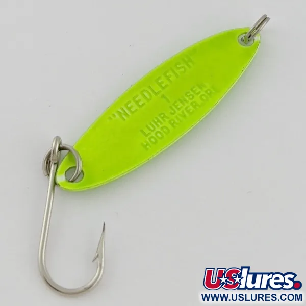 Luhr Jensen Needlefish 1, 2g Groen, Lepel #24324