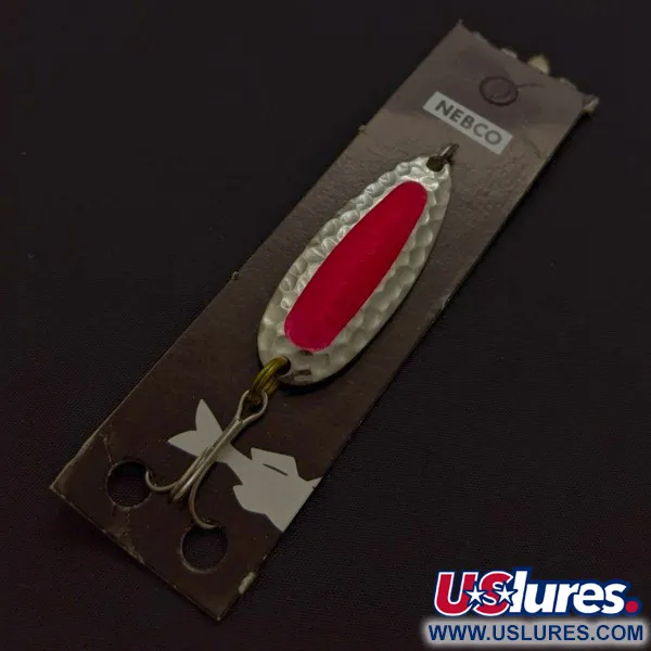 Nebco Pixee, 7g Nikkel / Rood UV Glow, Lepel #24353