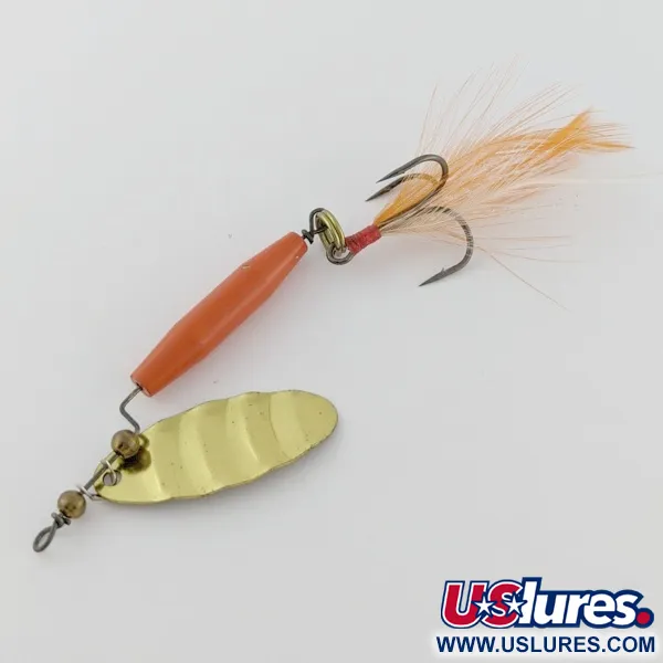 Worth #301, 9g rood/zwart/goud, spinner #24357