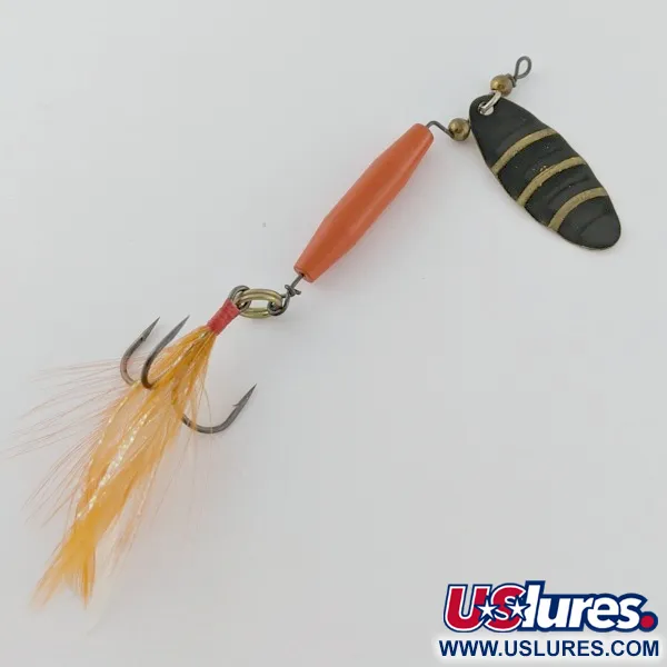 Worth #301, 9g rood/zwart/goud, spinner #24357