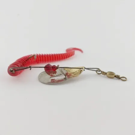 Pflueger June Bug №6, 7g nikkel/rood, spinner rig #24396