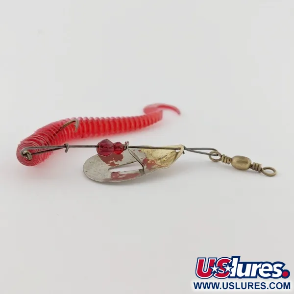 Pflueger June Bug №6, 7g nikkel/rood, spinner rig #24396