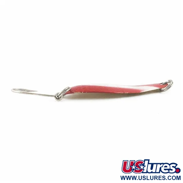 Luhr Jensen Needlefish 2, 3g Wit/Rood/Messing, Lepel #24417