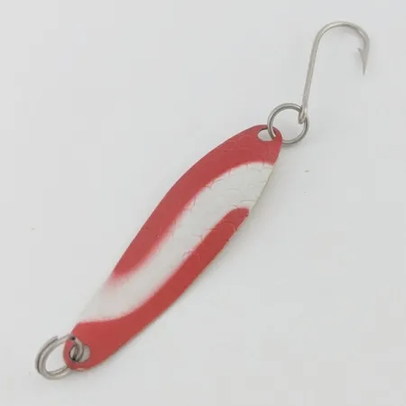 Luhr Jensen Needlefish 2, 3g Wit/Rood/Messing, Lepel #24417