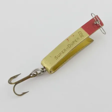 Luhr Jensen Super-Duper 503 Lepel, Gold Red, U-vormig, #24435