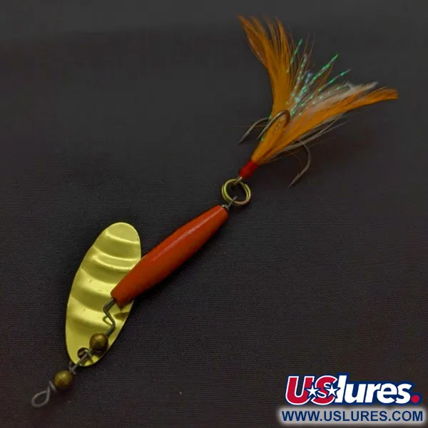 Worth #301 Spinner, Rood Zwart Goud, Verende Dreg, #24436