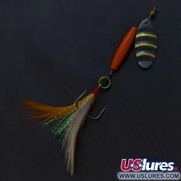 Worth #301 Spinner, Rood Zwart Goud, Verende Dreg, #24436