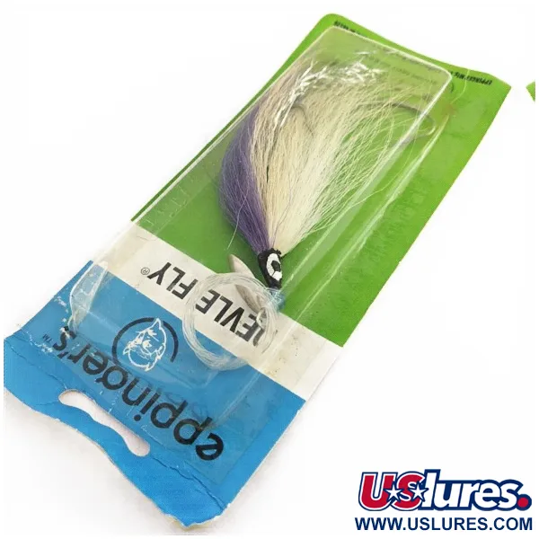 Eppinger Devle Fly Trollingmontage, Nikkel Wit Paars, #24438