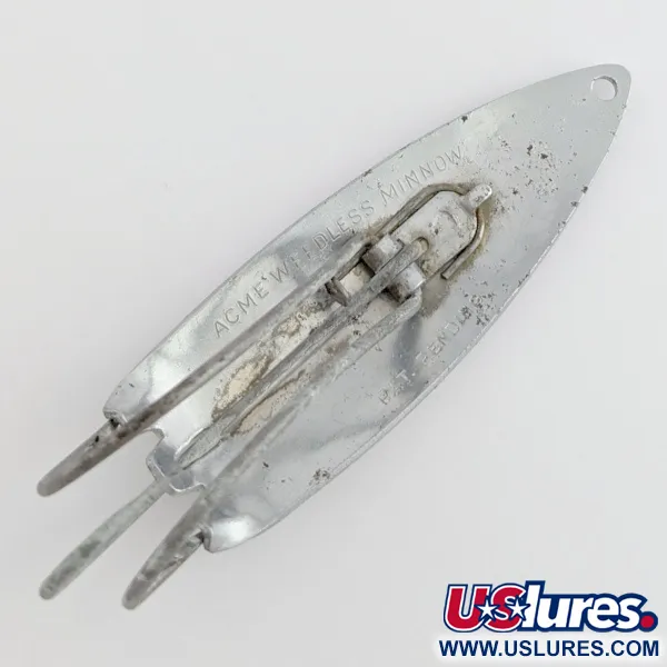 Acme Weedless Minnow Lepel, Chroom, 24g, Wierloos, #24439