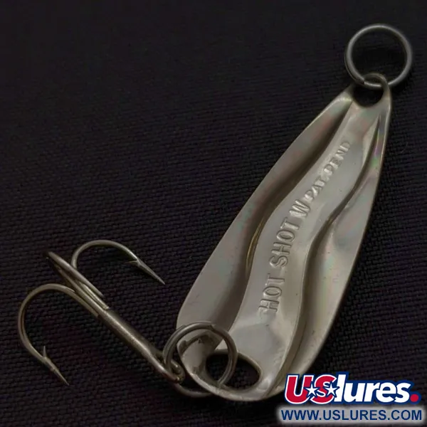 Luhr Jensen Hot Shot W Lepel, Nikkel, 1.3g, Golfprofiel, #24441