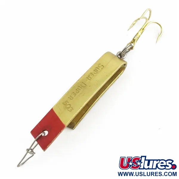 Luhr Jensen Super-Duper 503 Kunstaas, Gold/Red, 4.3g, U-vorm, #24454