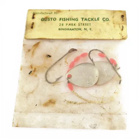 Gusto Dixie Spinner Spinner, Oranje, 2g, Dubbele bladen, #24485