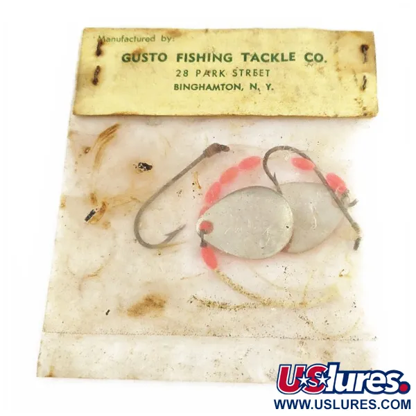 Gusto Dixie Spinner Spinner, Oranje, 2g, Dubbele bladen, #24485