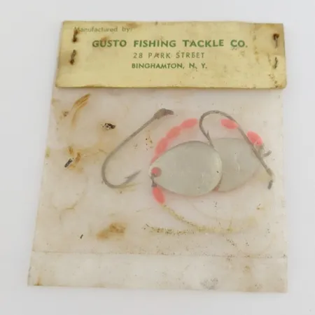 Gusto Dixie Spinner Spinner, Oranje, 2g, Dubbele bladen, #24485