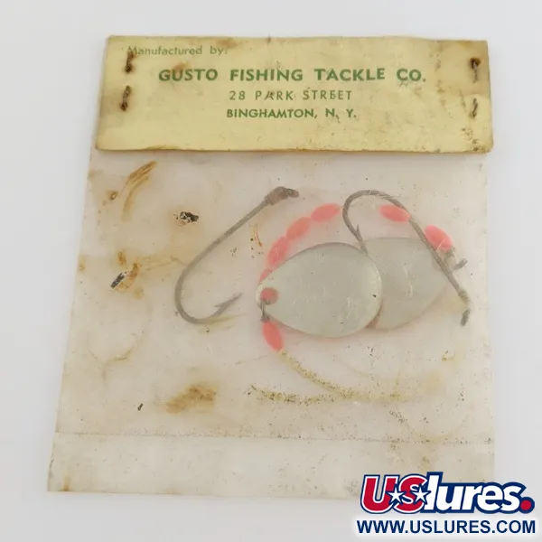 Gusto Dixie Spinner Spinner, Oranje, 2g, Dubbele bladen, #24485