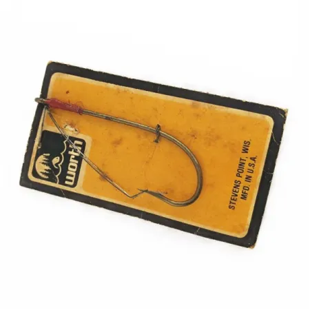 Worth Hook Weedless haak, Nikkel, Draadbescherming, #24486