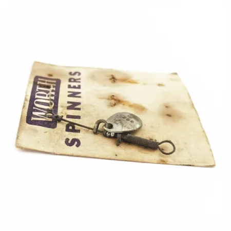 Worth Spinner #0 Spinner, Nikkel, 0,5 g, Gestempeld blad, #24488