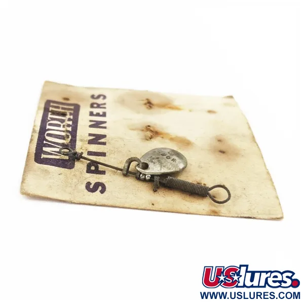 Worth Spinner #0 Spinner, Nikkel, 0,5 g, Gestempeld blad, #24488