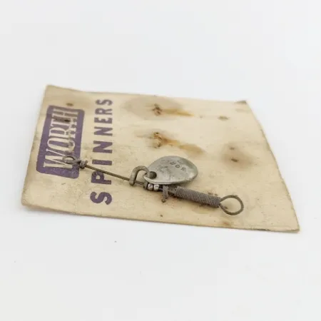 Worth Spinner #0 Spinner, Nikkel, 0,5 g, Gestempeld blad, #24488