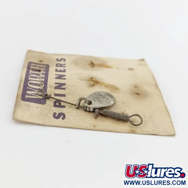 Worth Spinner #0 Spinner, Nikkel, 0,5 g, Gestempeld blad, #24488