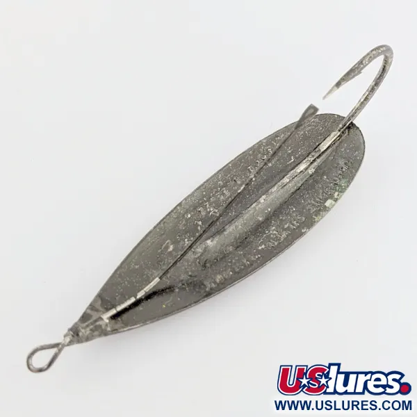 Johnson Silver Minnow Weedless, Zwart, 21g, Wierloos, #24489